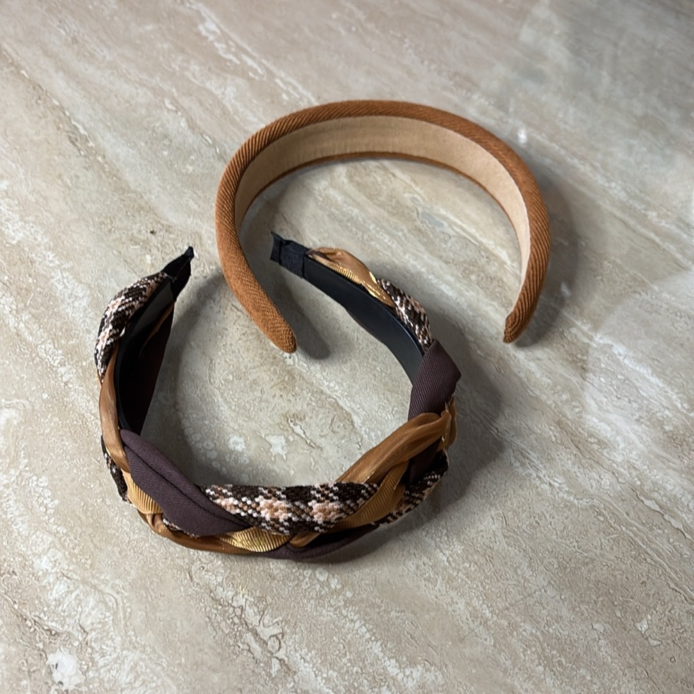 Brown Headband Set